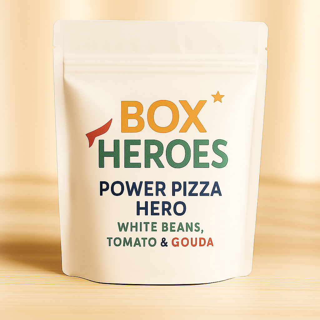 The Power Pizza Hero  🧀  White Beans, Tomato & Gouda / Pack of 12